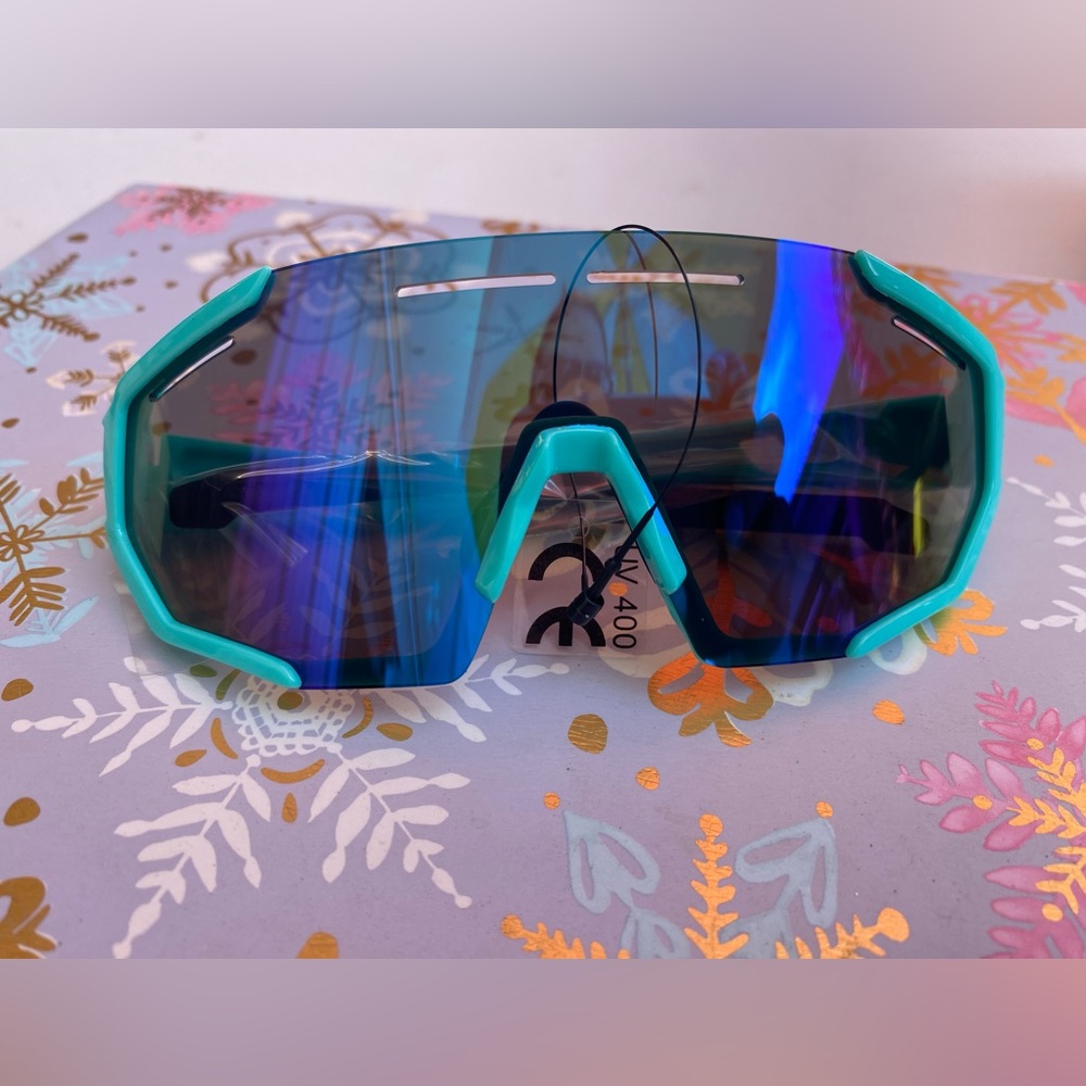 Sporty Teal Sunglasses for Kids